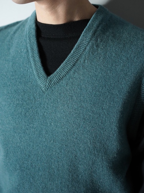 1970-80's LORD JEFF Virgin Australian lambs wool knit vest / Made in USA