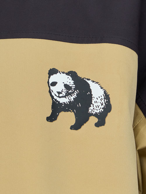 【受注商品】two-tone mountain parka・BEIGE×BLACK