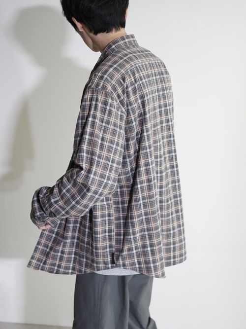 1990's Calvin Klein Cotton Elastane L/S check shirt
