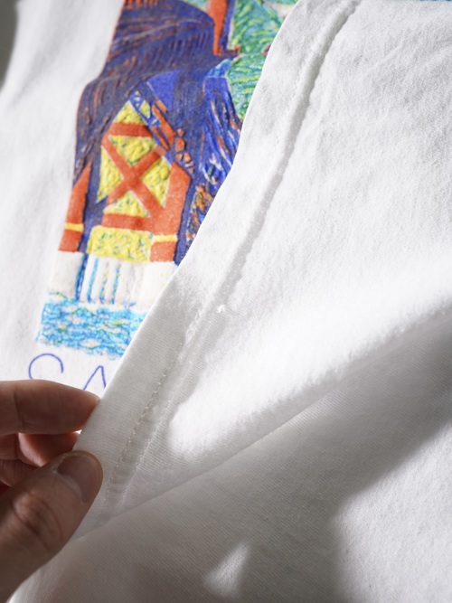 1990's SAUSALITO Print T-shirt