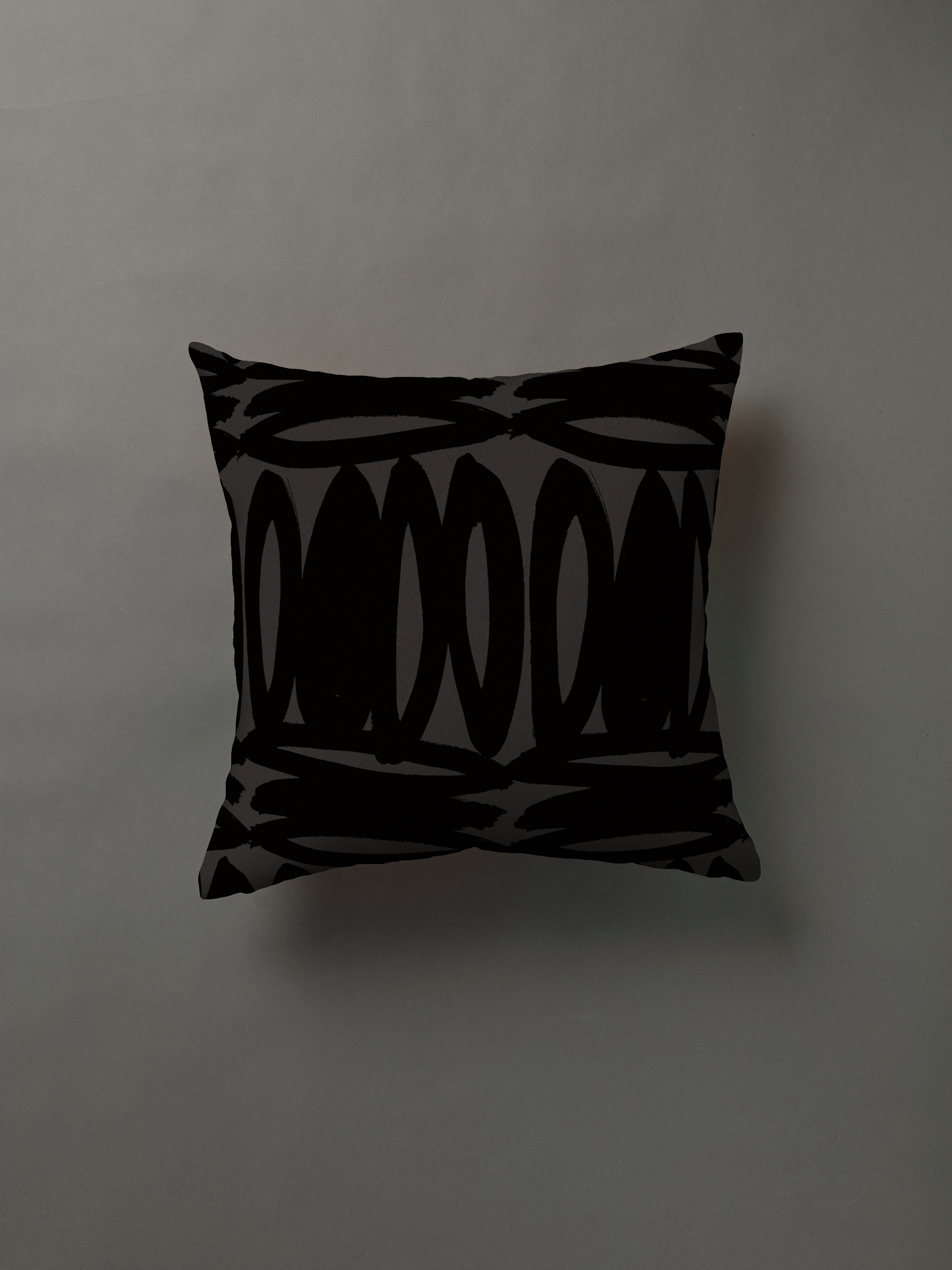 Fruits Black Cushion Cover 650x650