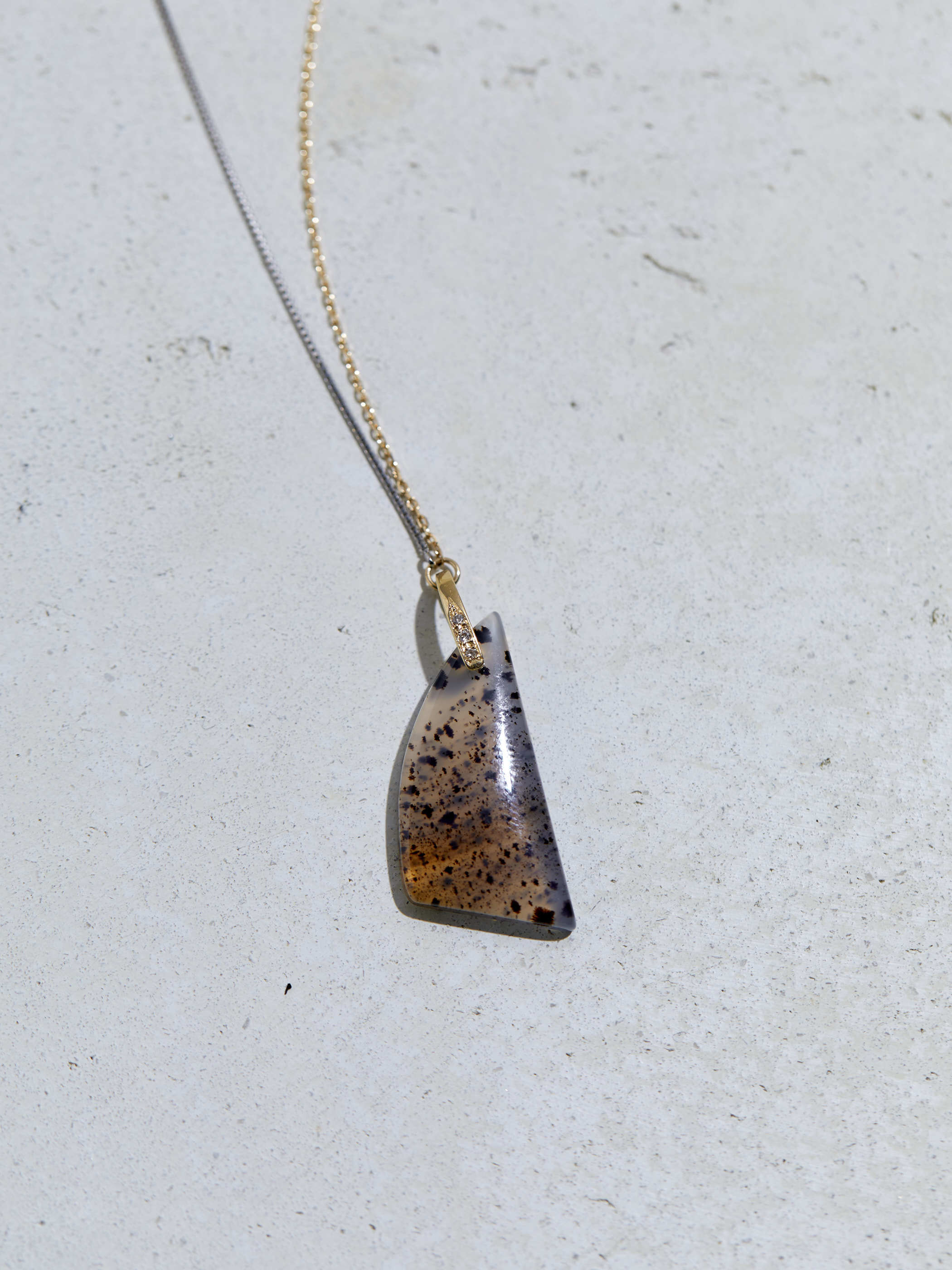 MONTANA AGATE LONG NECKLACE