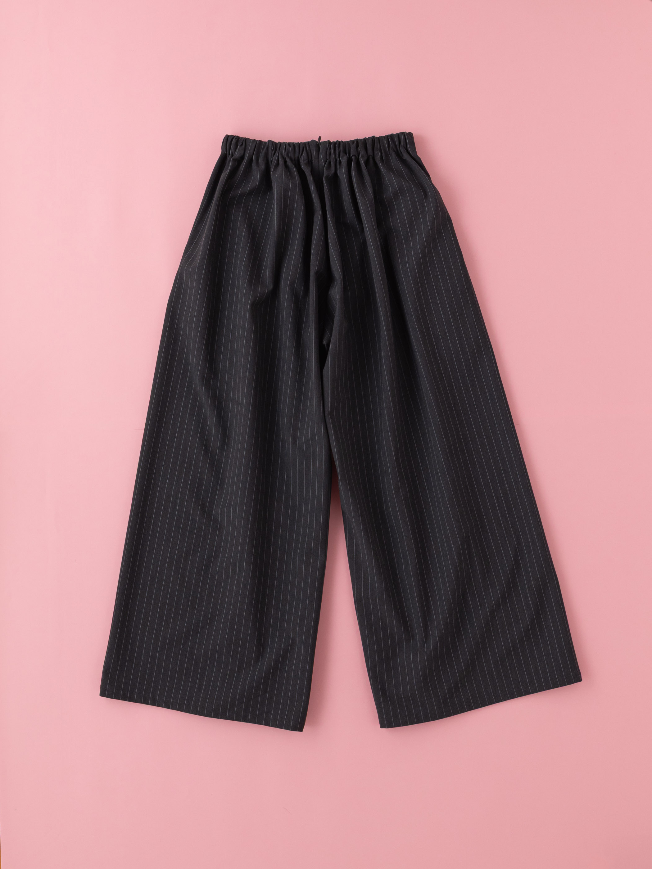 【3月お届け商品】striped pin tuck pants