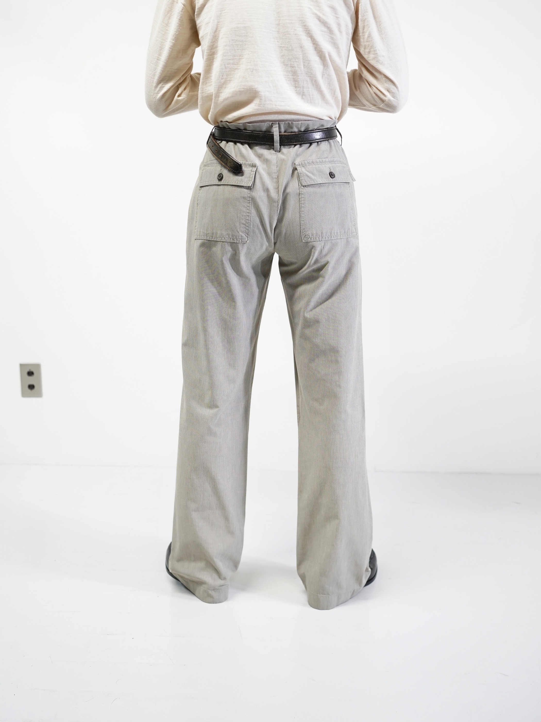 BANANA REPUBLIC Cotton stripe trousers / Made in Egypt