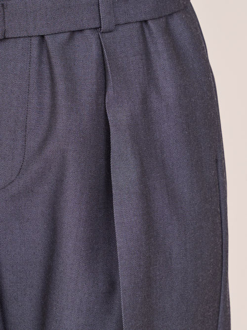 【受注商品】standard slacks pants・NAVY×BLACK