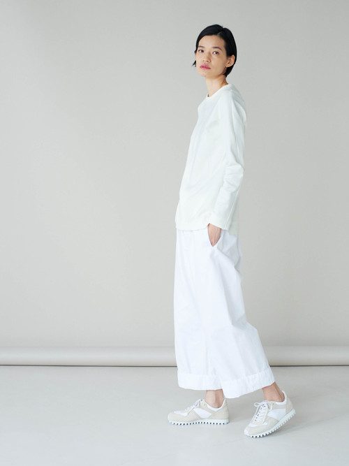 Work Wear collection Women’s R Necked Sweater White(ラウンドネックセーター・ホワイト)