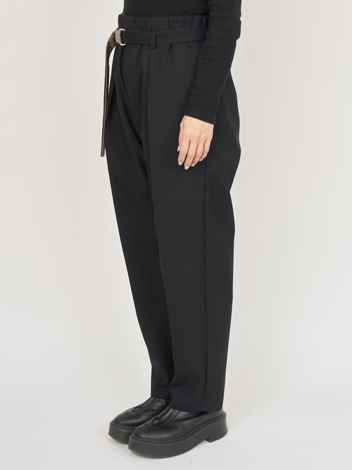 【受注商品】standard slacks pants・BLACK×BEIGE