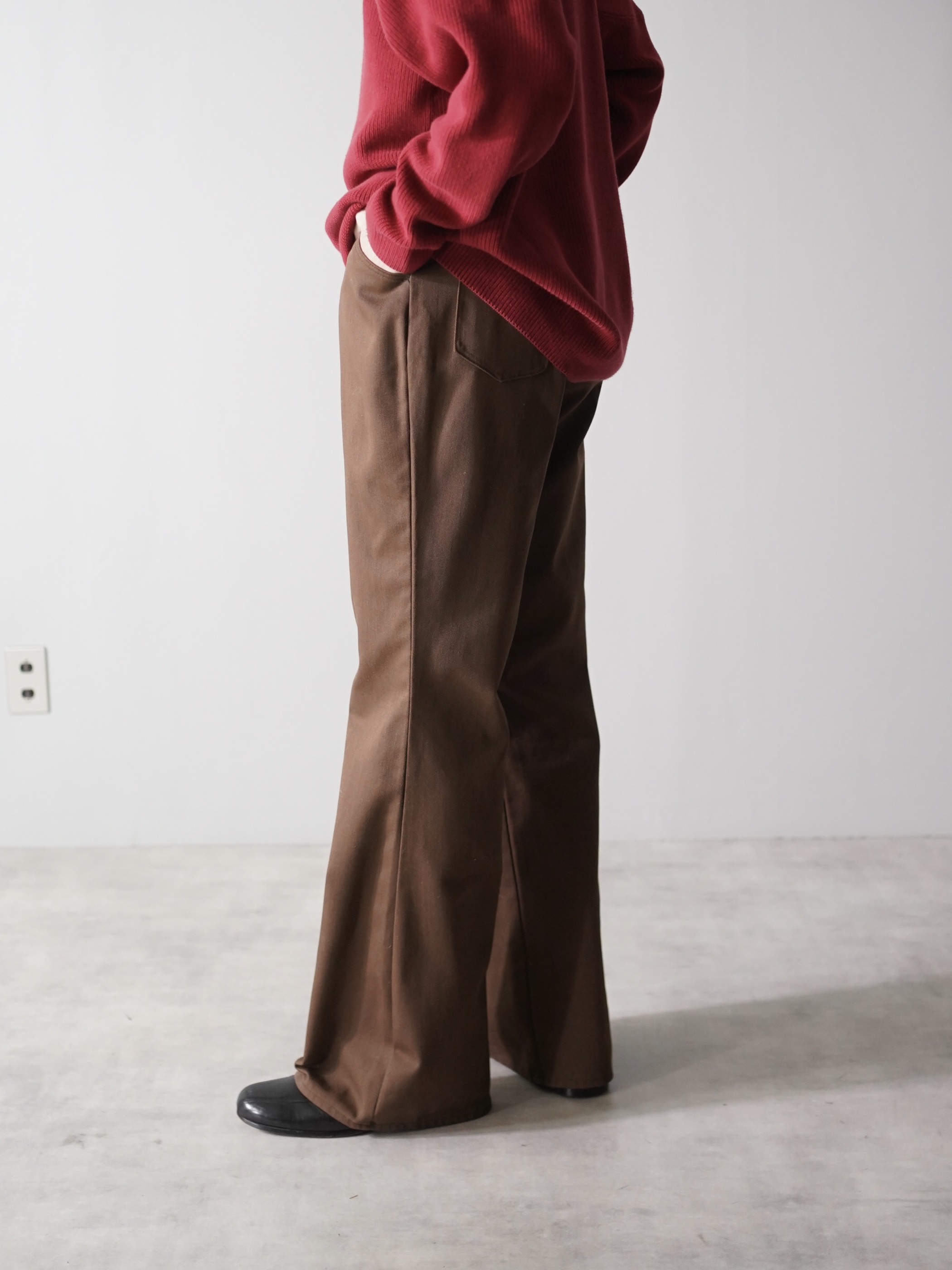 1970's BIG YANK Cotton twill flare pants