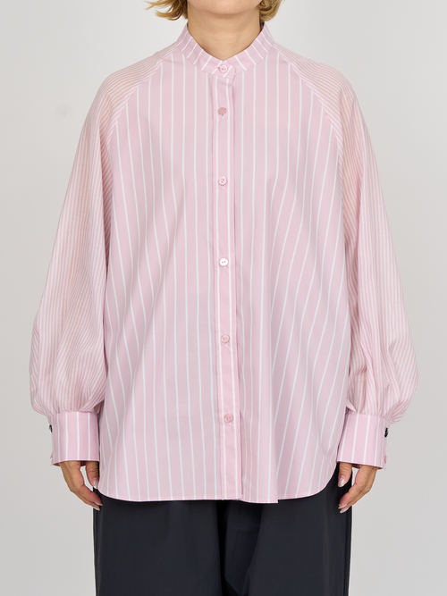【受注商品】sheer striped blouse・LT.PINK
