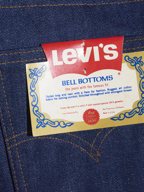 NOS 1980s "Levi's" Lot.646 denim pants -INDIGO-