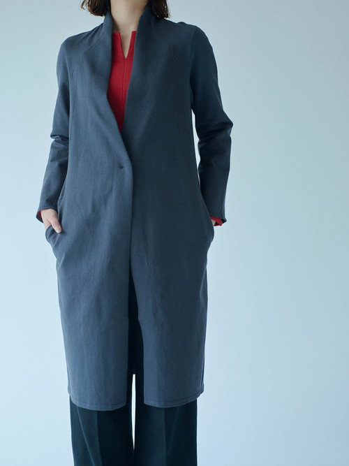 Work Wear collection Women's Coat Charcoal (コート・チャコール)