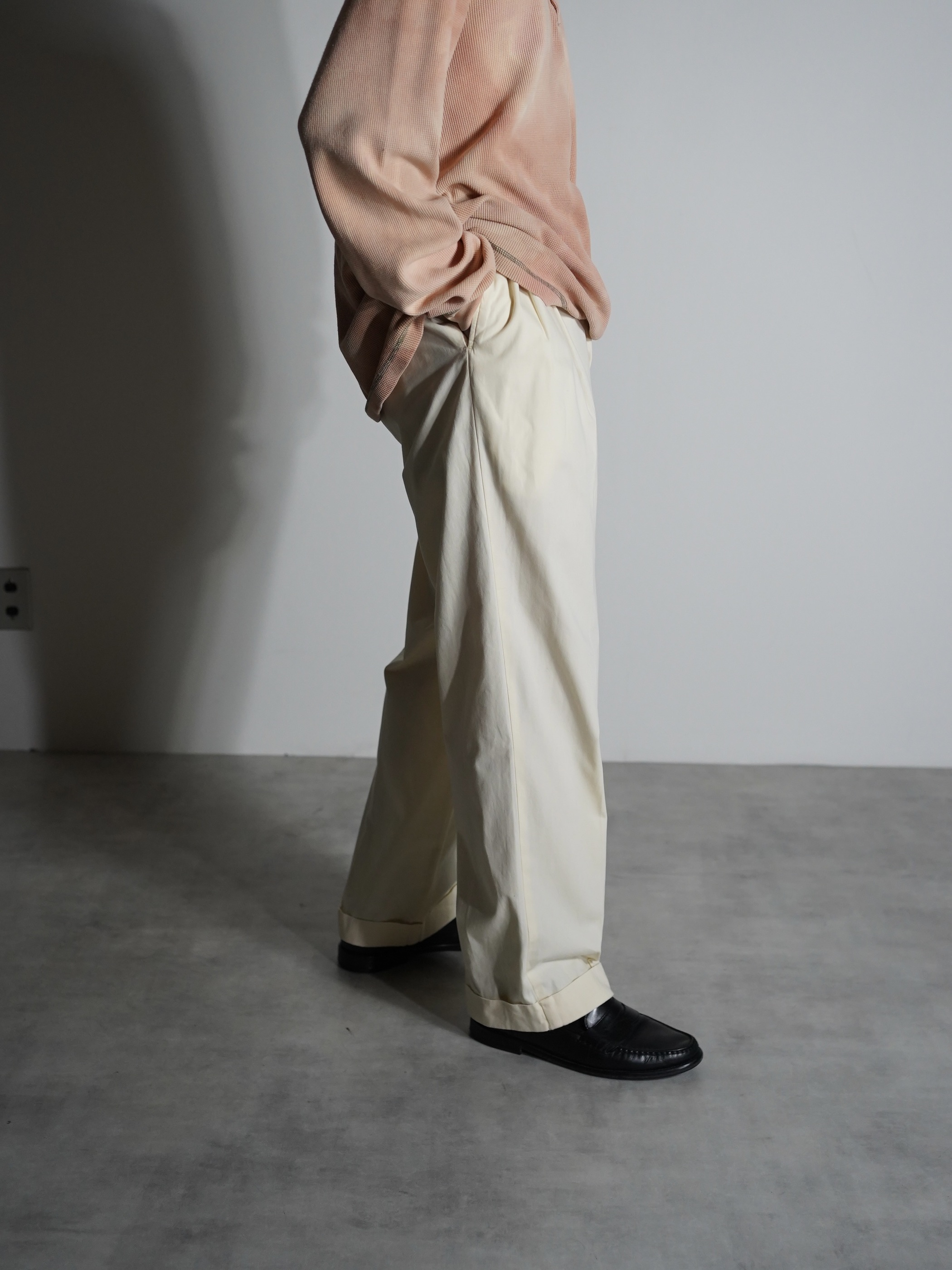 1990's BILLS KHAKIS 2tuck Cotton pants / Made in USA