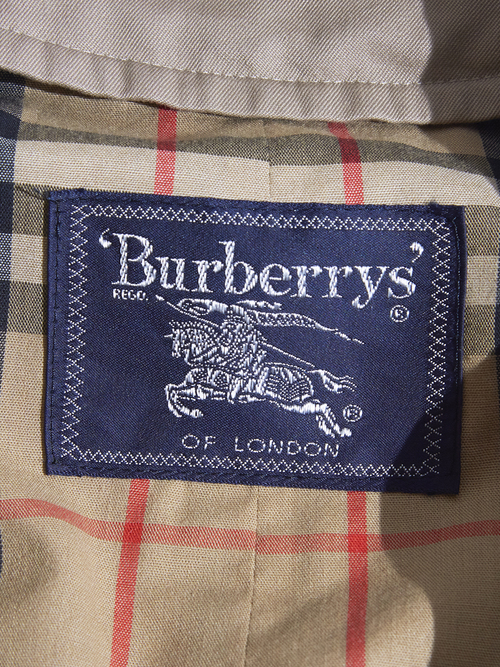 1990s "Burberrys" trench coat -BEIGE-