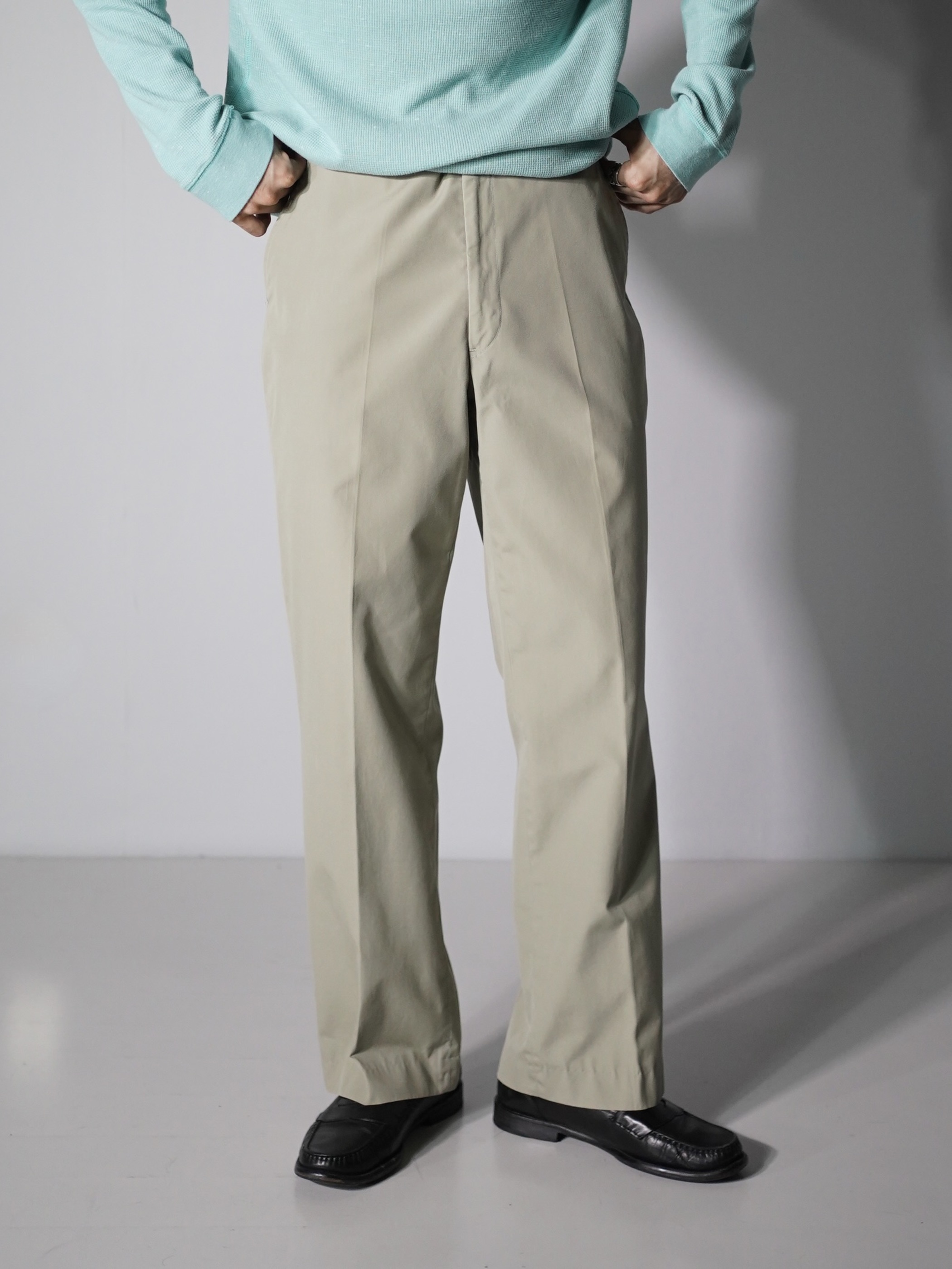 1980~90's L.L.Bean cotton poly Broad cloth Chino pants