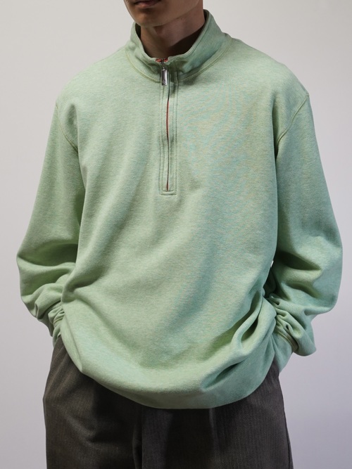 ORVIS 100% Pima cotton half zip tops/Made in Peru