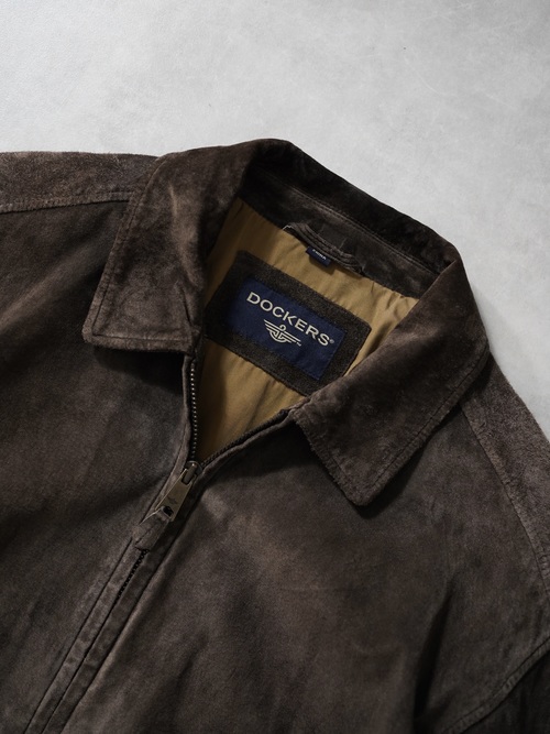 DOCKERS Suède leather blouson