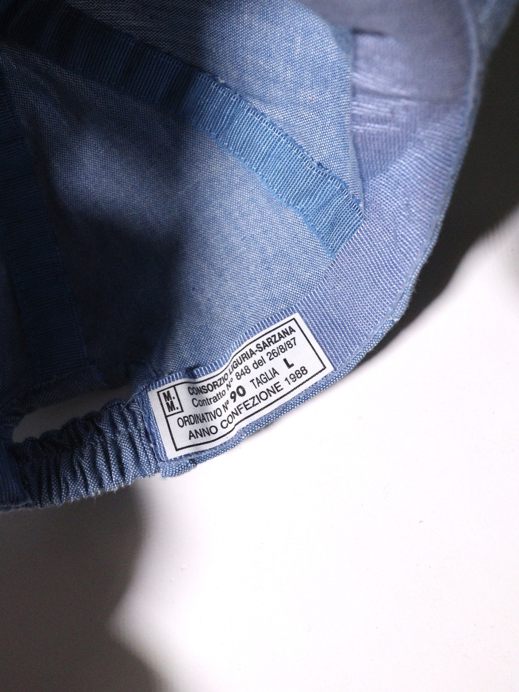 OLD Euro chambray 6panel cap