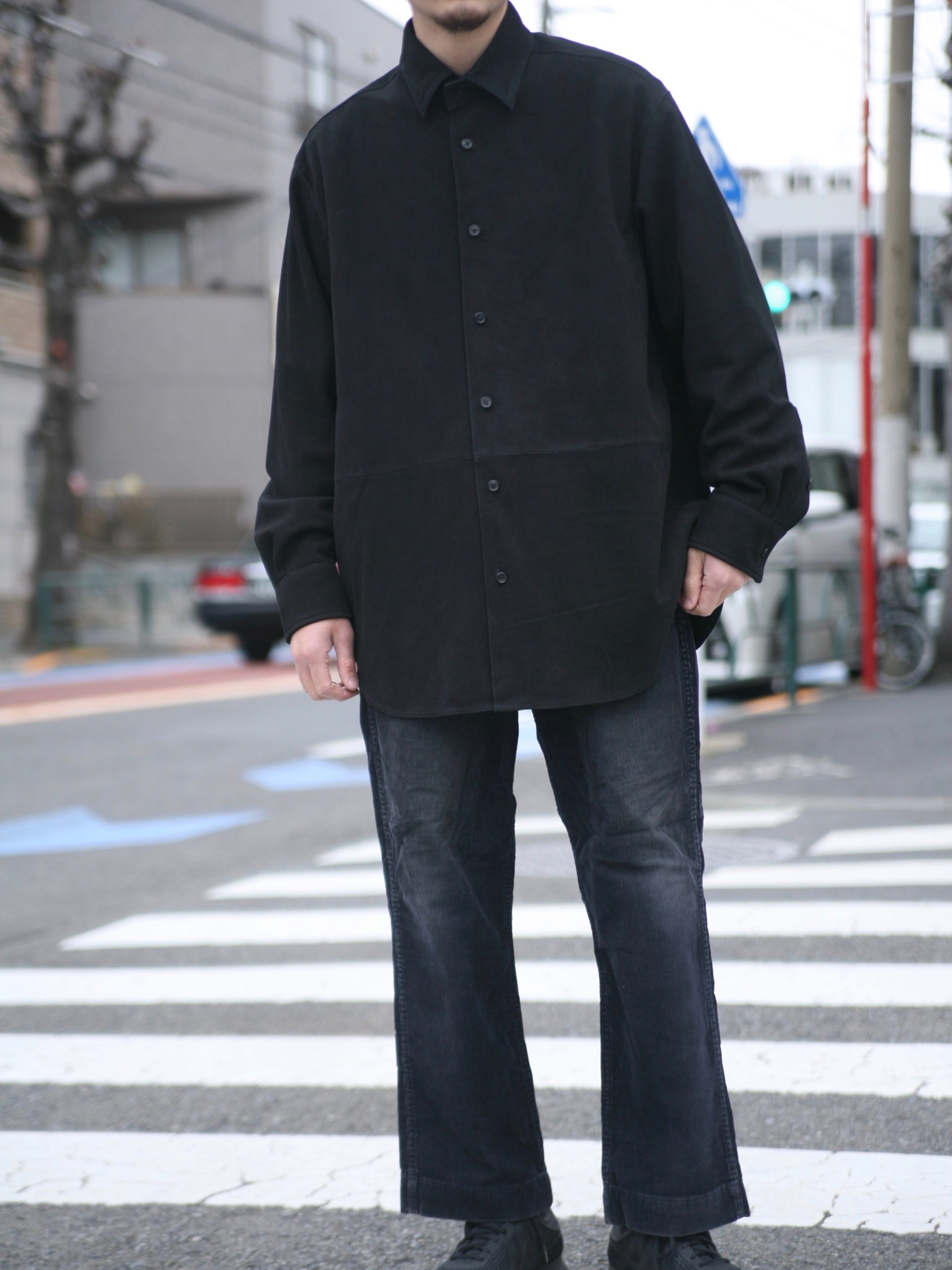 ccu leather suede shirt jacket 20AW ジャケット/アウター レザー