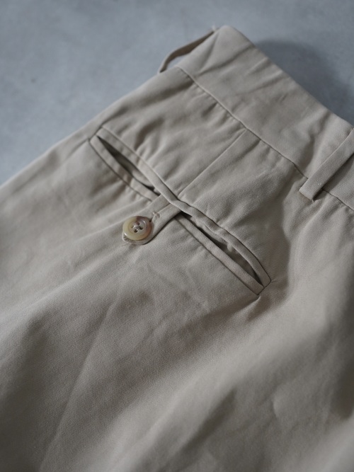 1990's Polo by Ralph Lauren 2tuck Cotton trousers / Made in Italy