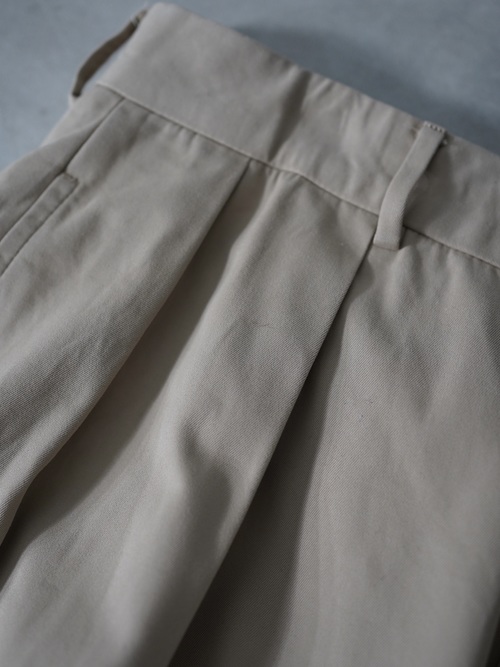 1990's Polo by Ralph Lauren 2tuck Cotton trousers / Made in Italy