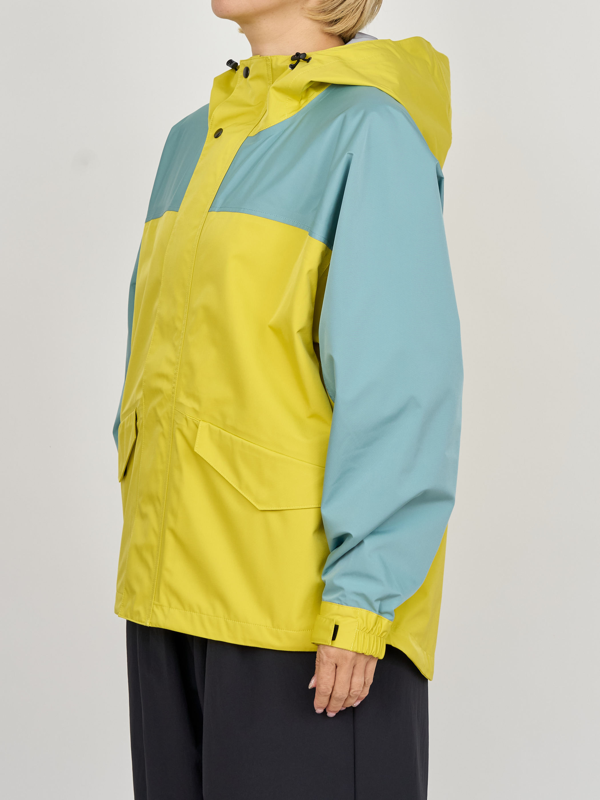 【受注商品】two-tone mountain parka・YELLOW×MINT