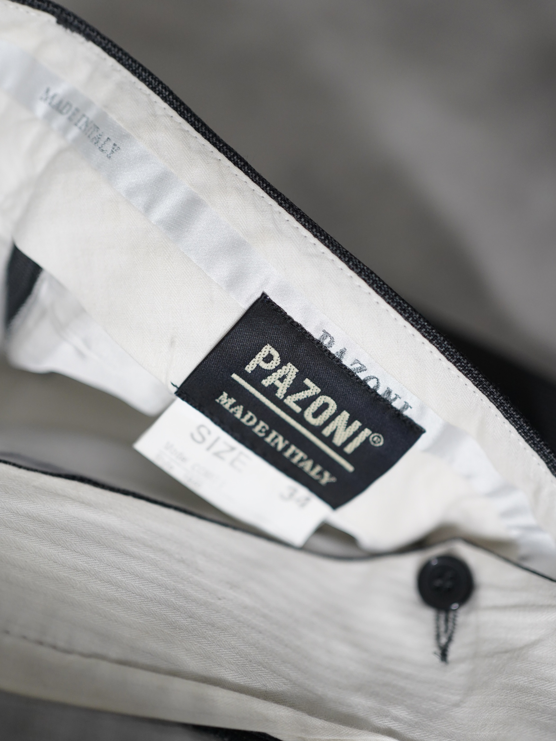 PAZONI 2tuck dress trousers / Made in Italy