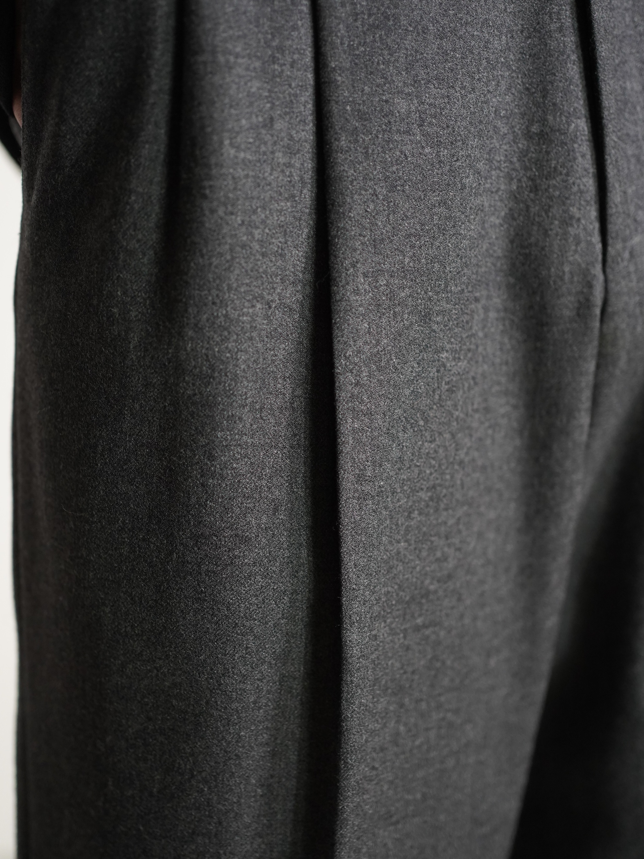 1980's METROPOLITAN VIEW for Litanus Pure virgin wool 2tuck dress trousers/Made in Italy