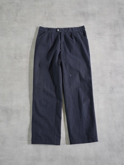 1980's- Euro Vintage tuck Twill Work pants / Garment Dye