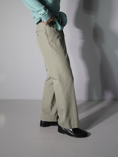 1980~90's L.L.Bean cotton poly Broad cloth Chino pants