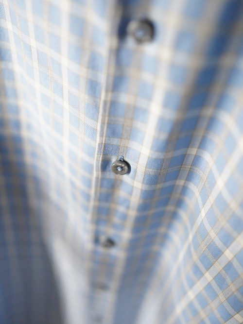 Ermenegildo Zegna Cotton 隠しB.D. dress shirt / Made in Turkey
