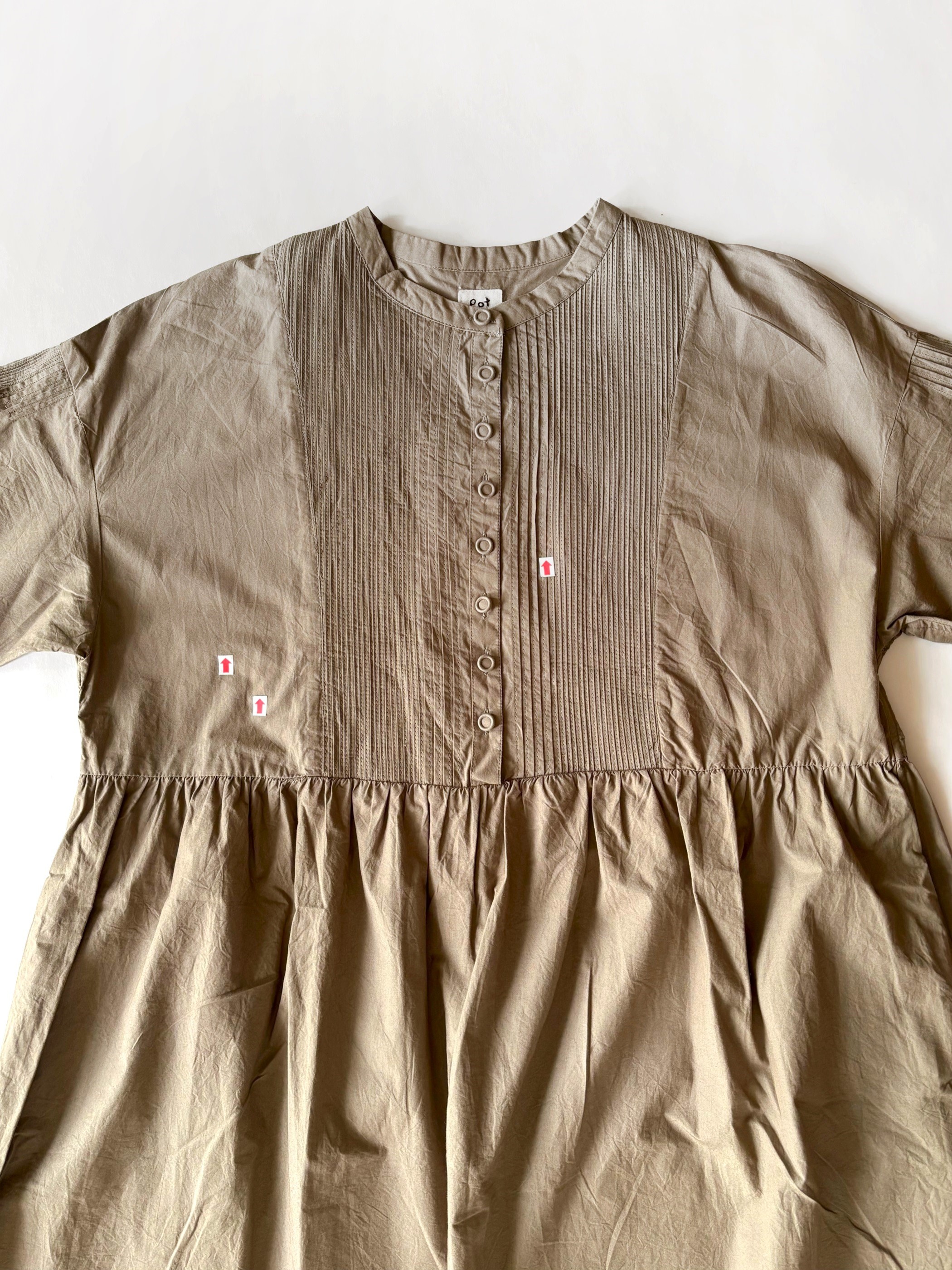 brocante/インドピンタックOP　　　　　カーキ