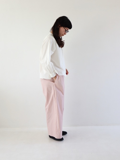 シンプルワイドパンツ２　ピンク
