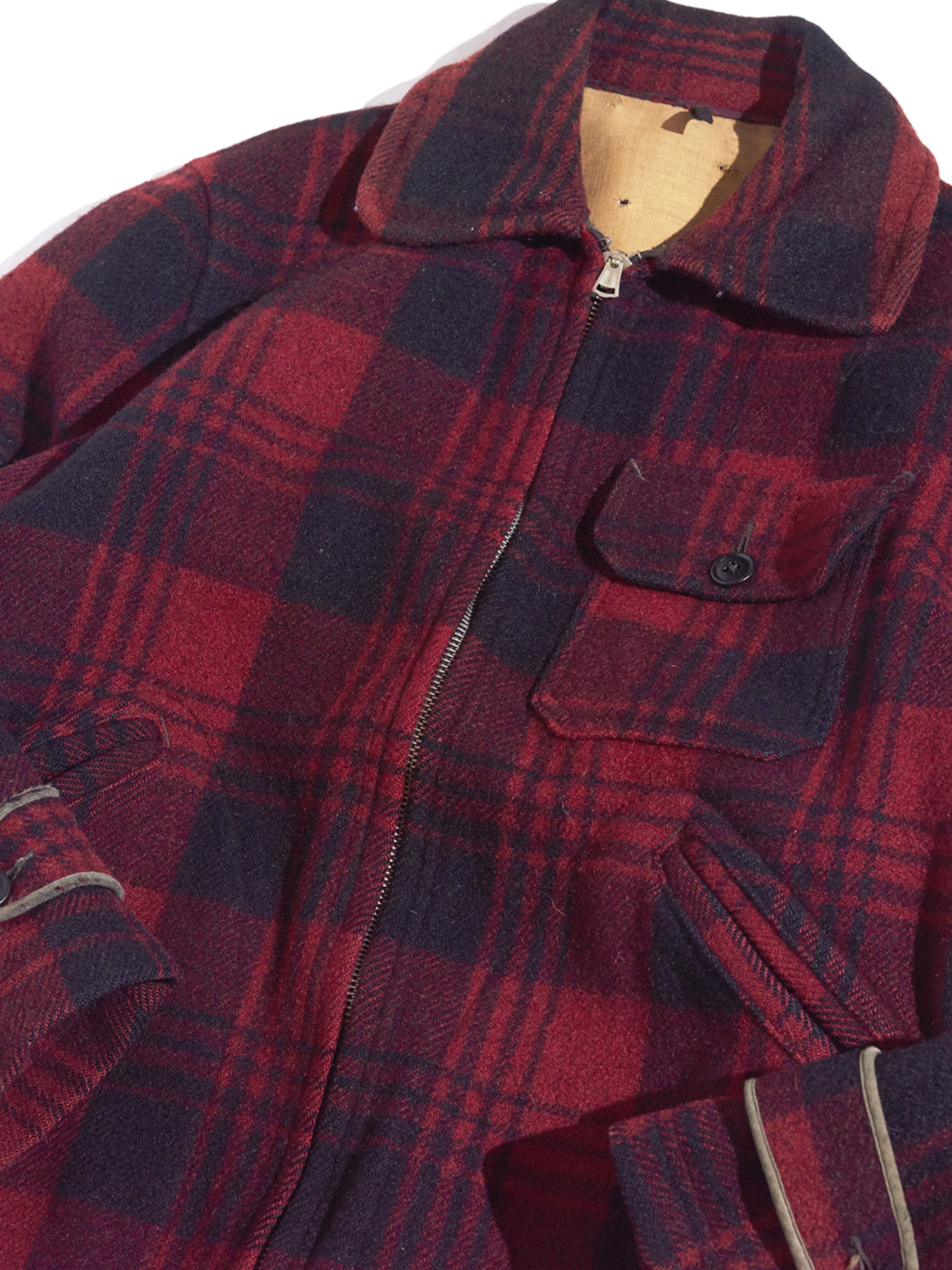 1930s "unknown" wool sport jacket -RED- <SALE¥60000→¥48000>