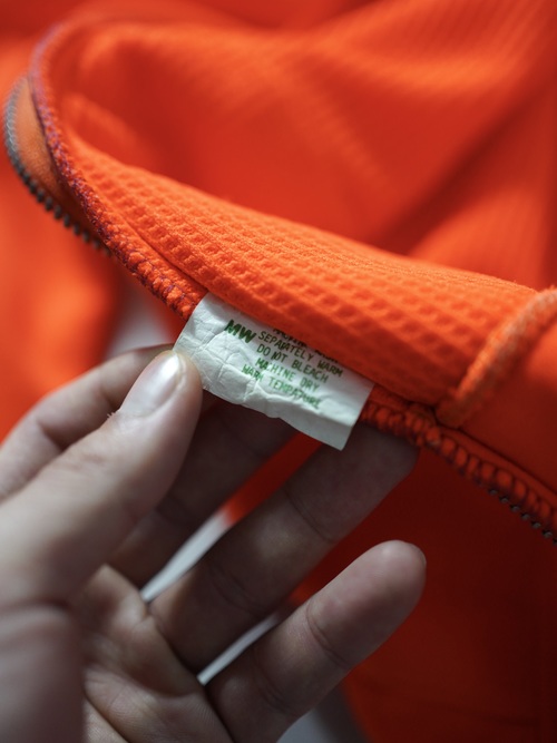1980's~ Mesh lining poly sweat zip hoodie 