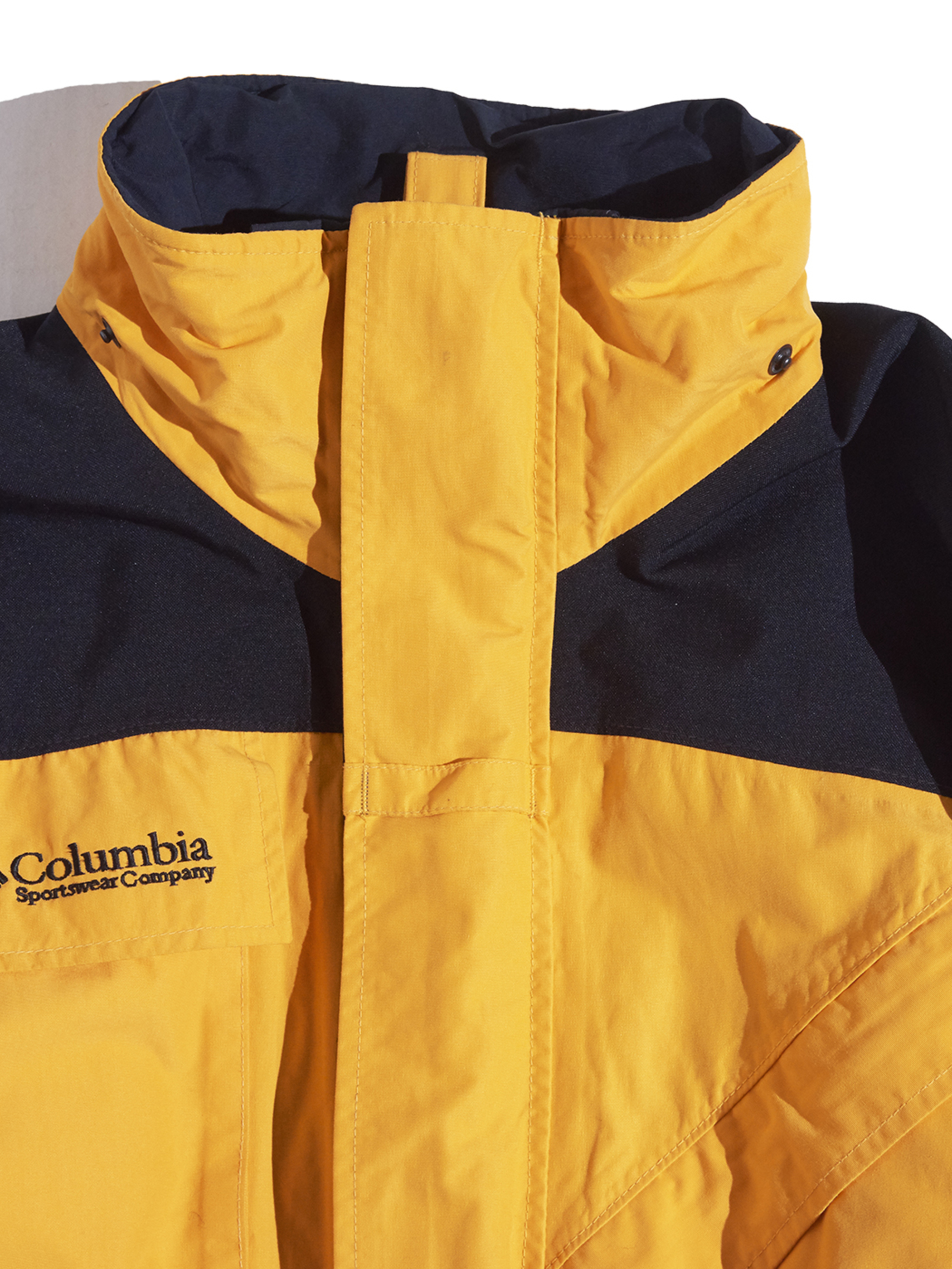 yellow columbia jacket
