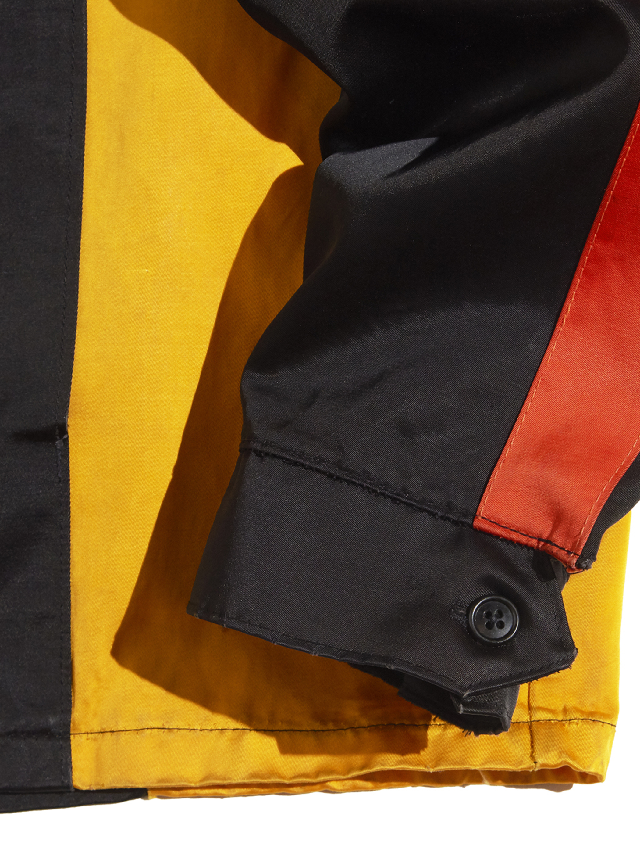 1960s "Jeg's" rayon sateen racing jacket -BLACK-