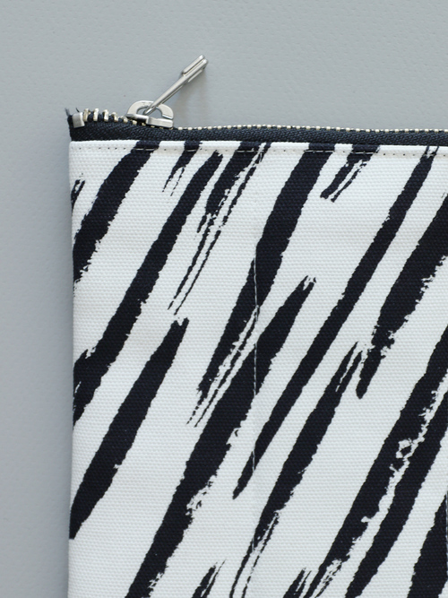 Fog Quilted Zip Pouch