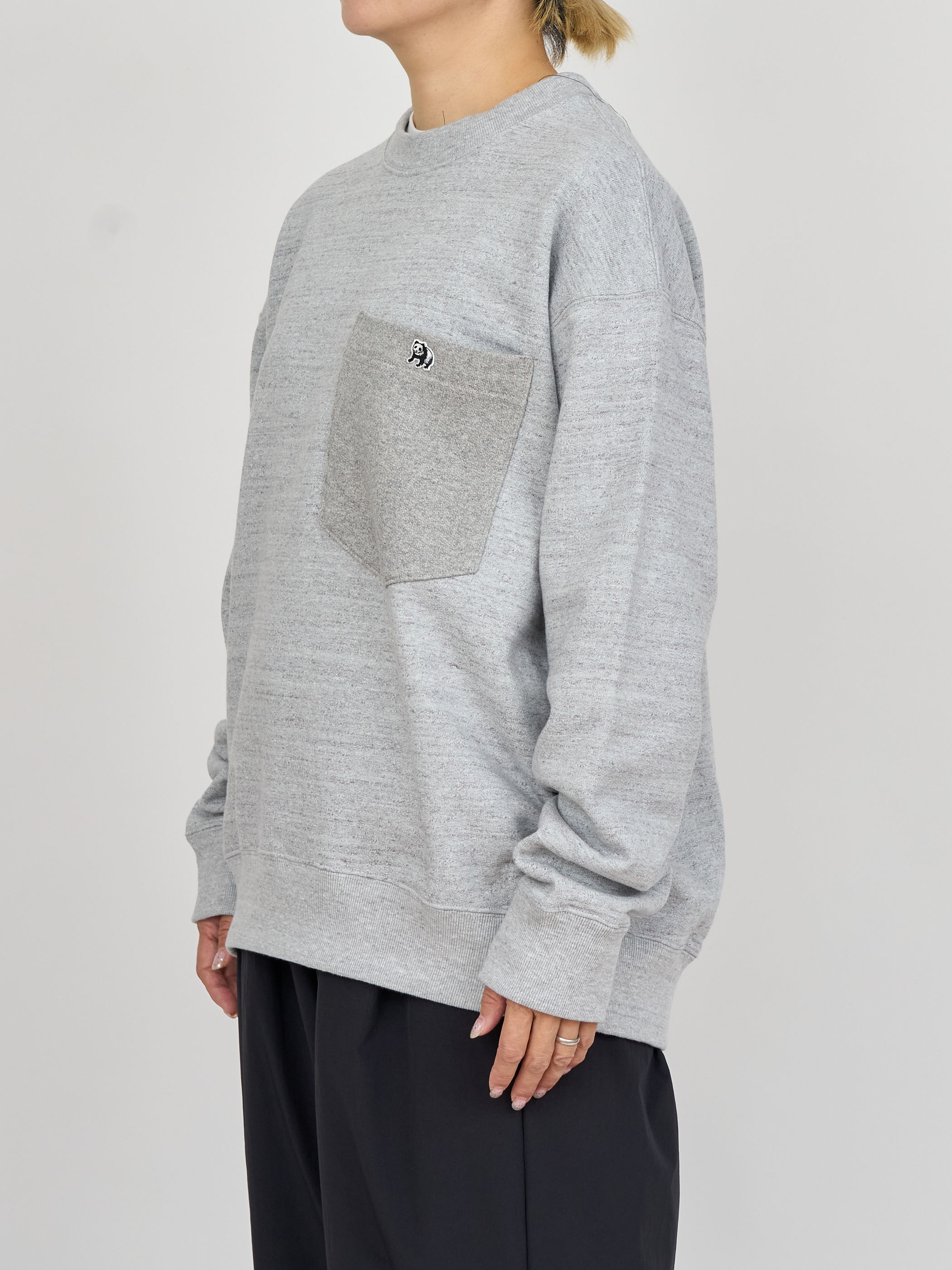 【受注商品】big pocket sweat shirt・GRAY
