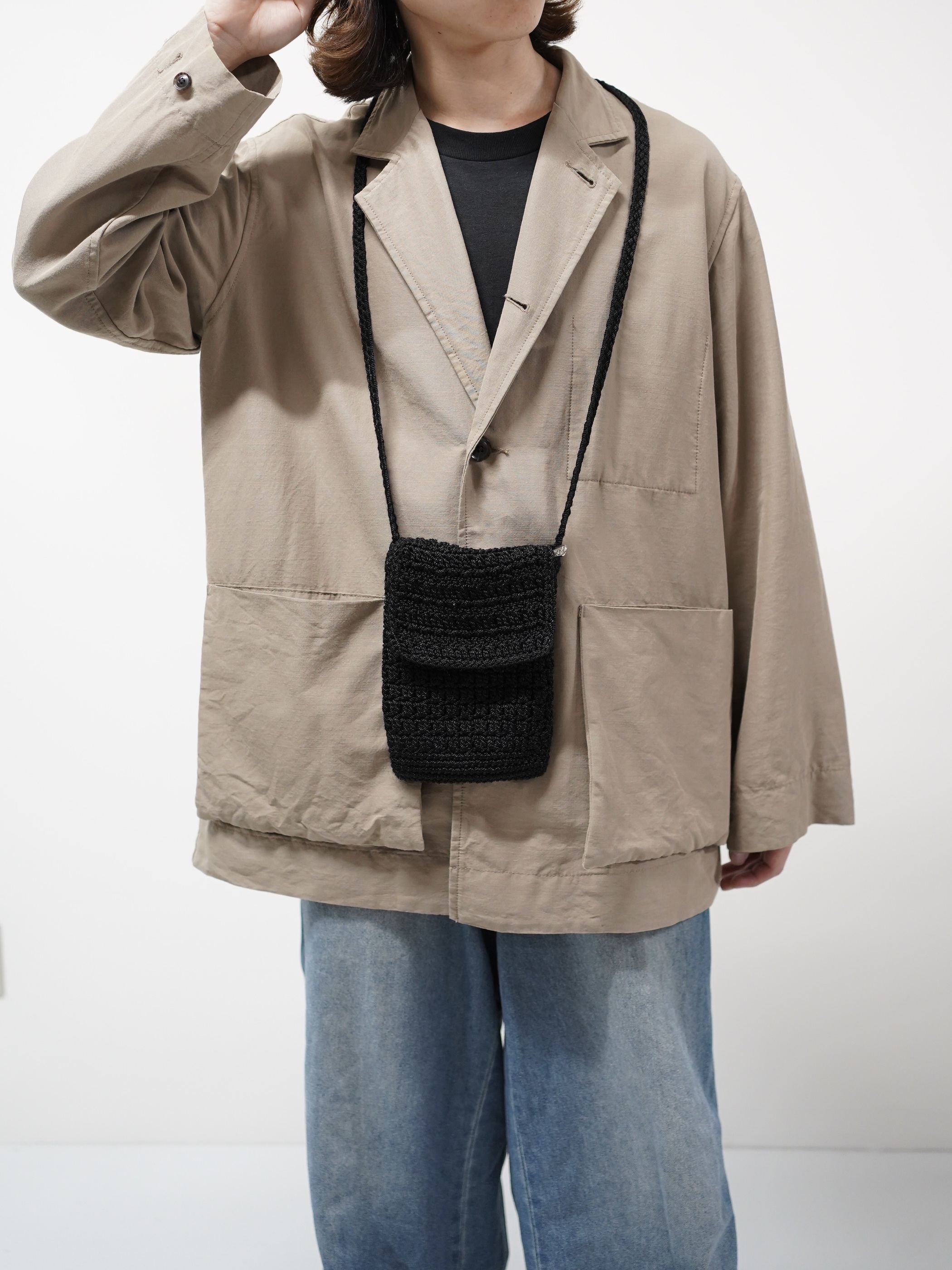 THE sak crochet pouch