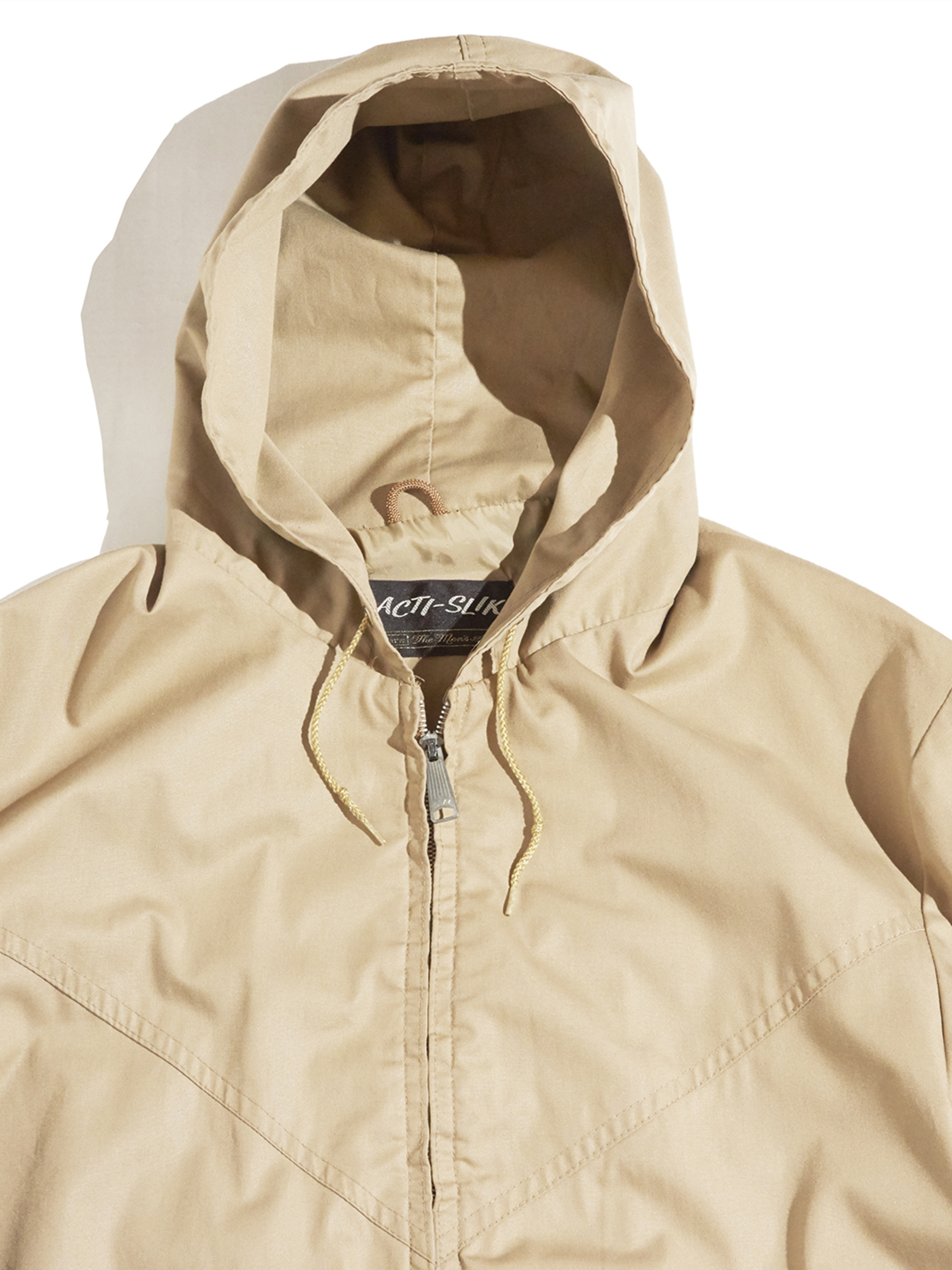1970s "Sears" hooded jacket -BEIGE-