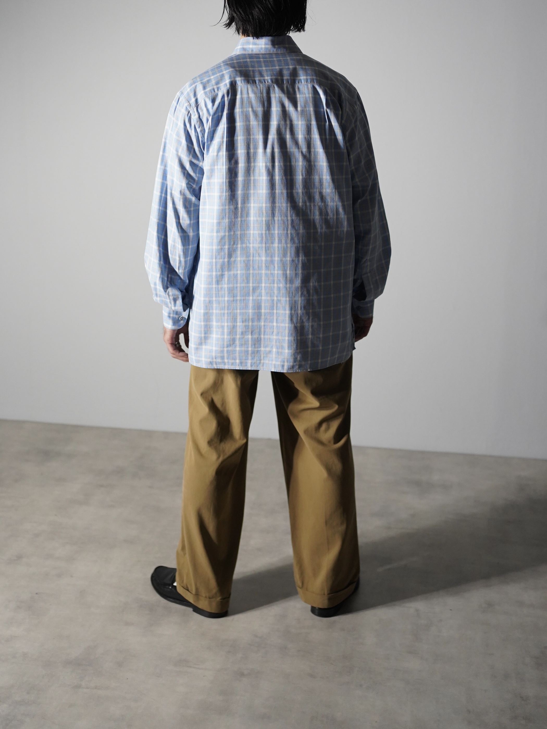 Ermenegildo Zegna Cotton 隠しB.D. dress shirt / Made in Turkey