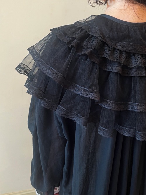 【3月お届け商品】tulle frill collar