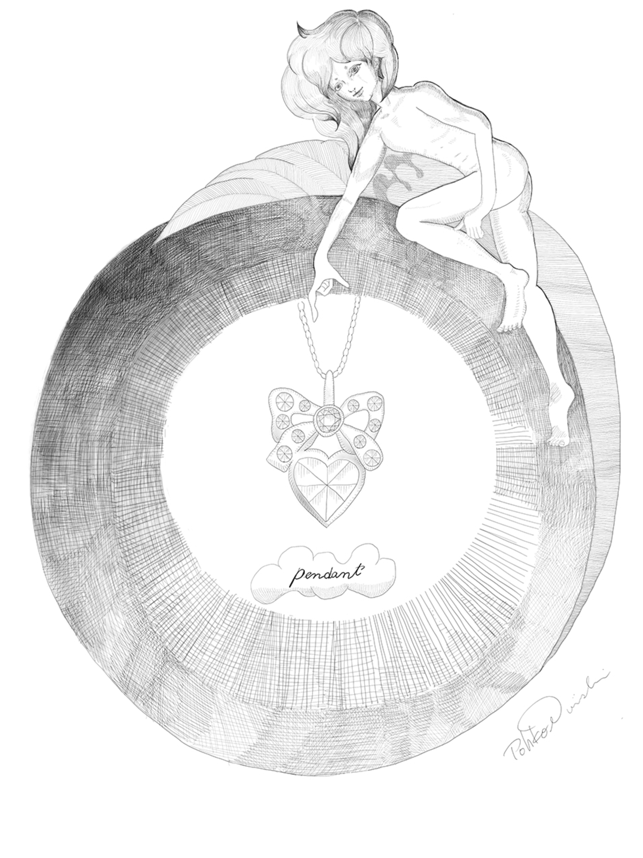 ハートペンダント　Heart pendant