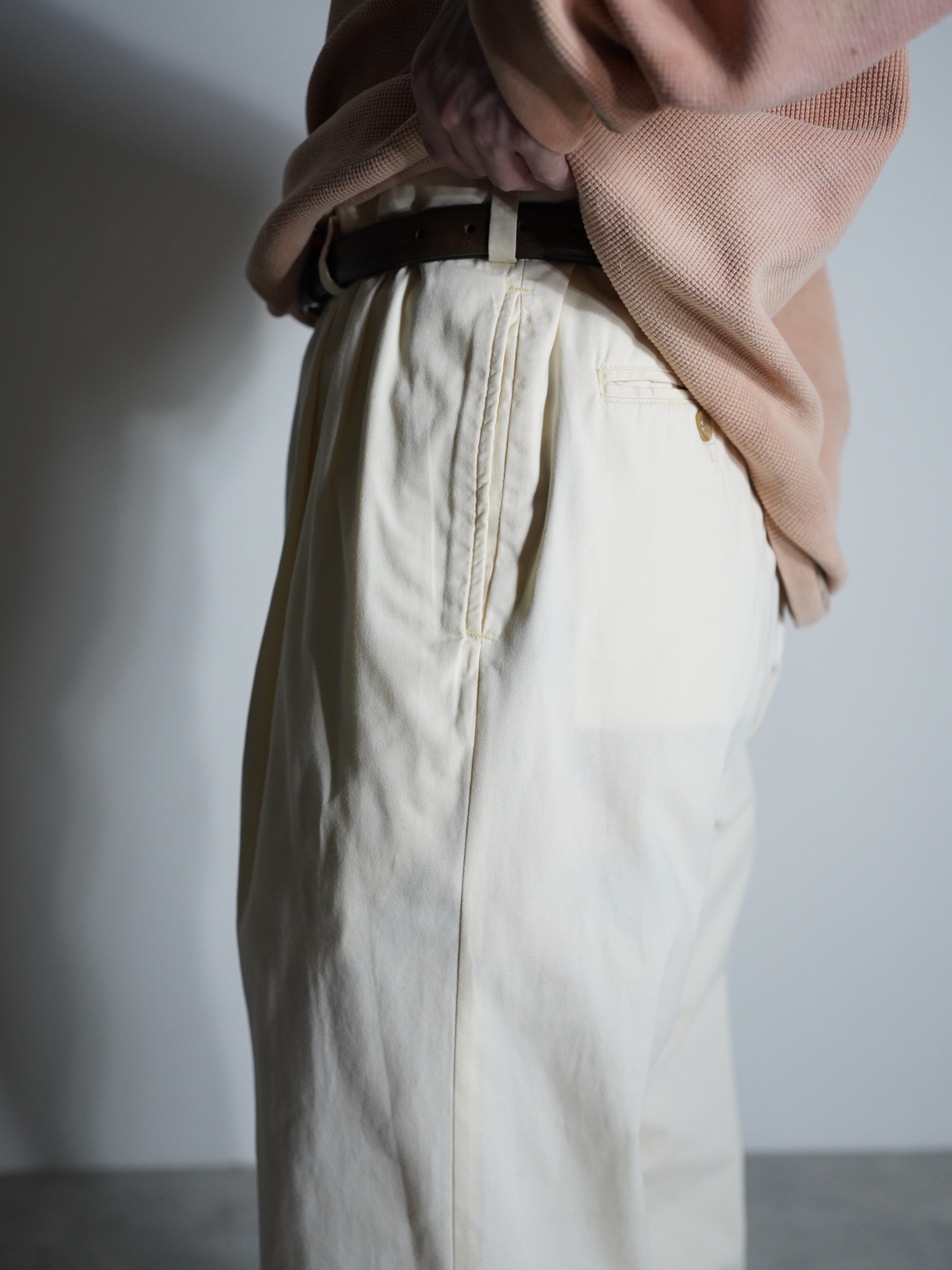 1990's BILLS KHAKIS 2tuck Cotton pants / Made in USA