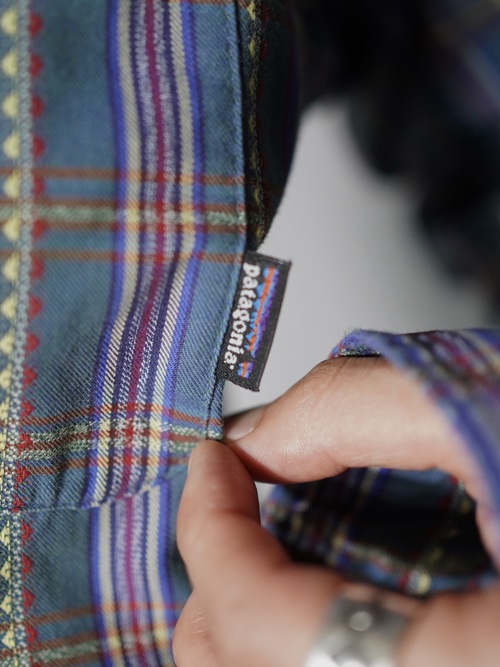 93's Patagonia 雪無しタグ期 L/S Cotton flannel shirts