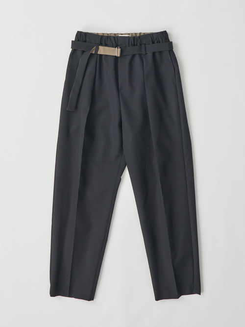 【受注商品】standard slacks pants・BLACK×BEIGE