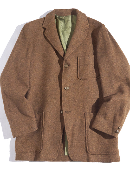1970s "PENDLETON" wool tailored jacket -BROWN-