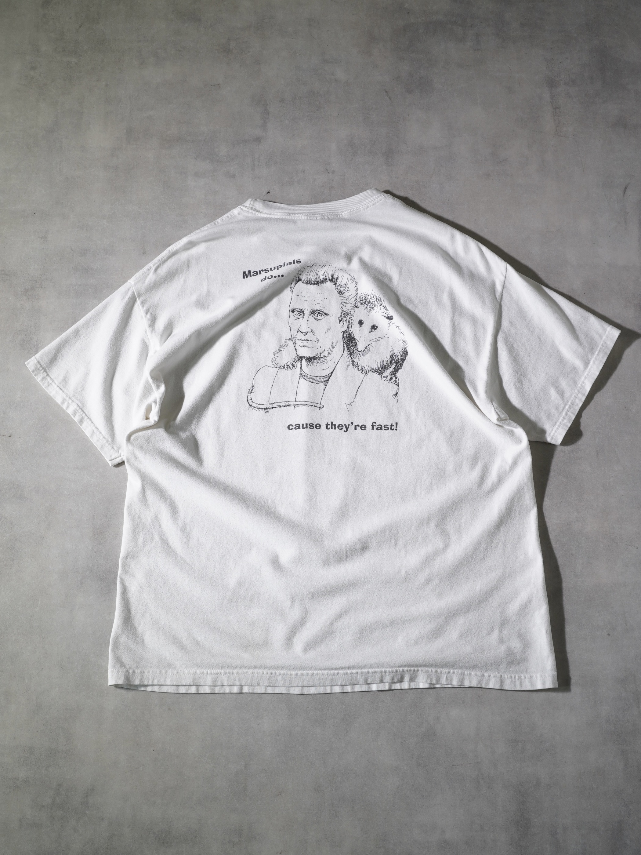 Frankenstein never scared me 両面print T-shirt