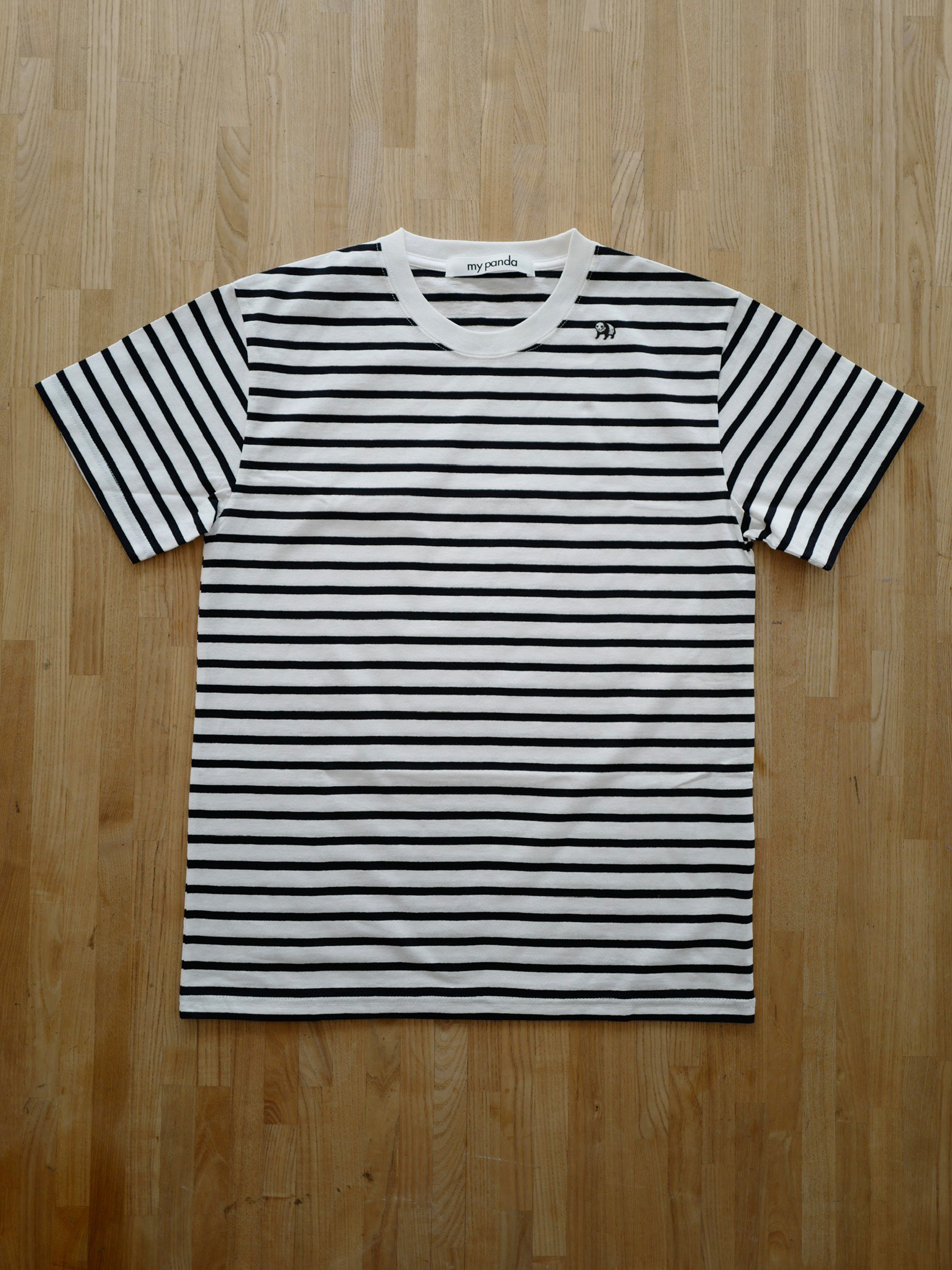 親子PANDA T-shirt(前後ver.)・WHITE×BLACK