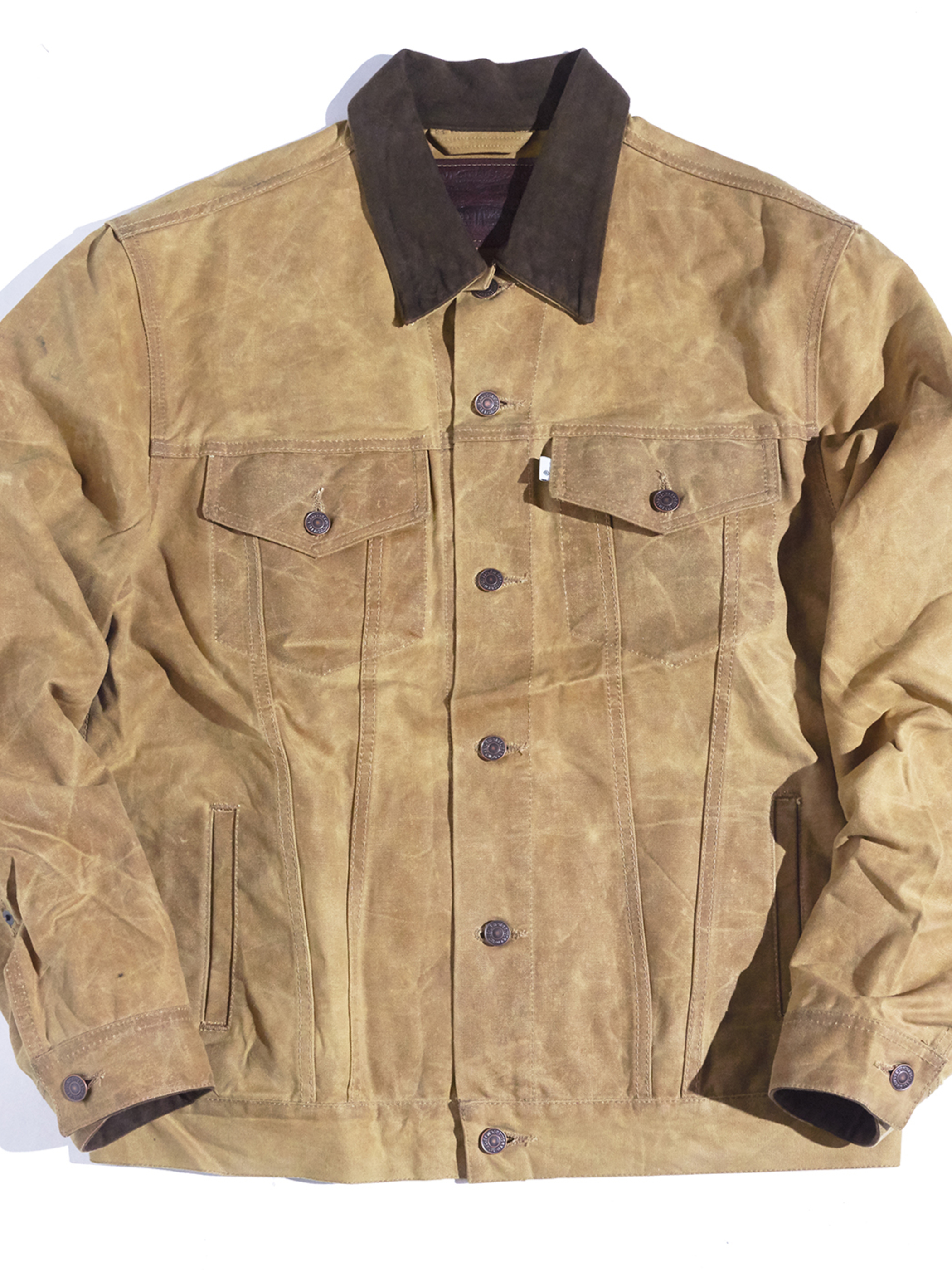 2000s "Levi's × FILSON" trucker jacket -BROWN-